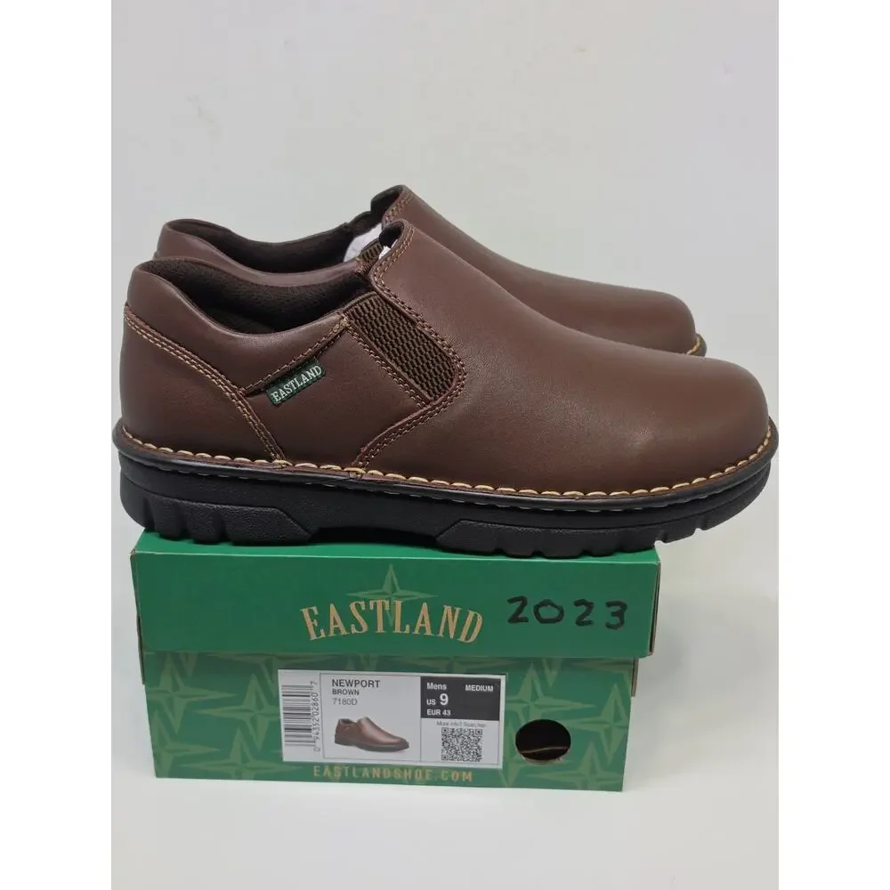Eastland Dark Brown Newport Men’s Shoes US SIZE 9D 7180D NIB